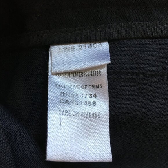 BCBGMAXAZRIA Black Slight Flare Leg Office Wear Slacks Dress Pant - Picture 3 of 10